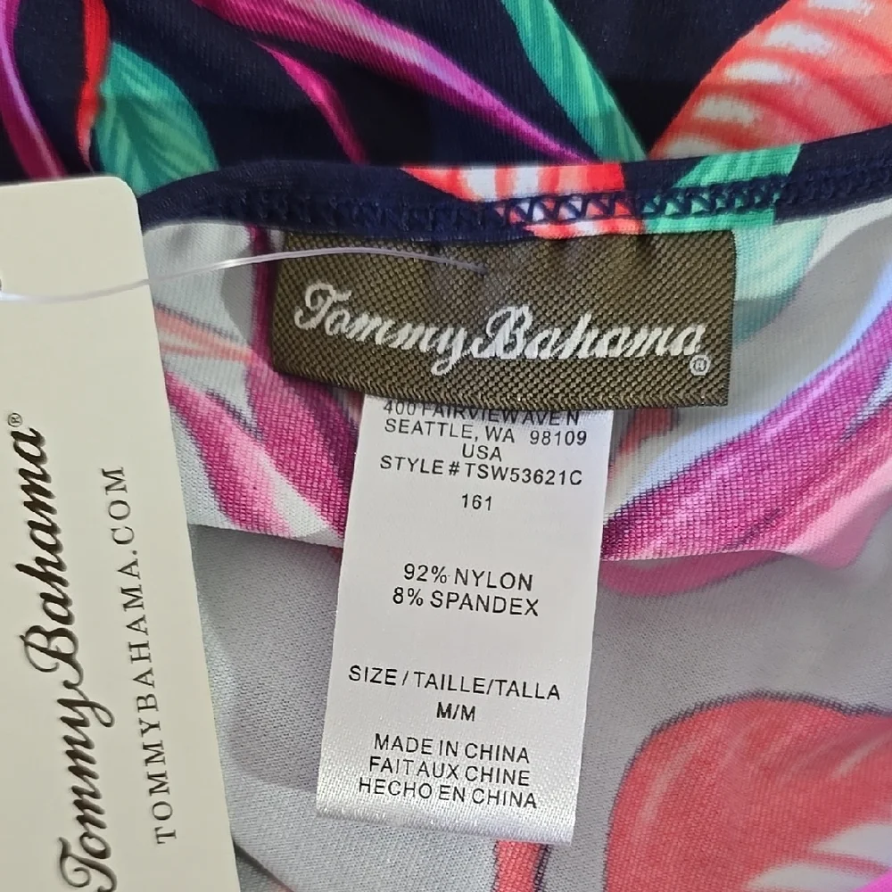 Tommy Bahama Rash Guard Swim Top - Picture 2 of 6